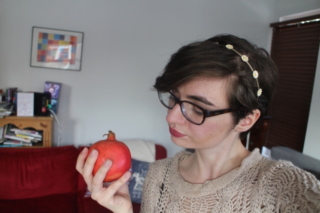 Amy vs Fruit pomegranate